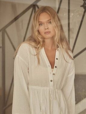 Free People So Serene Mini Dress size Small